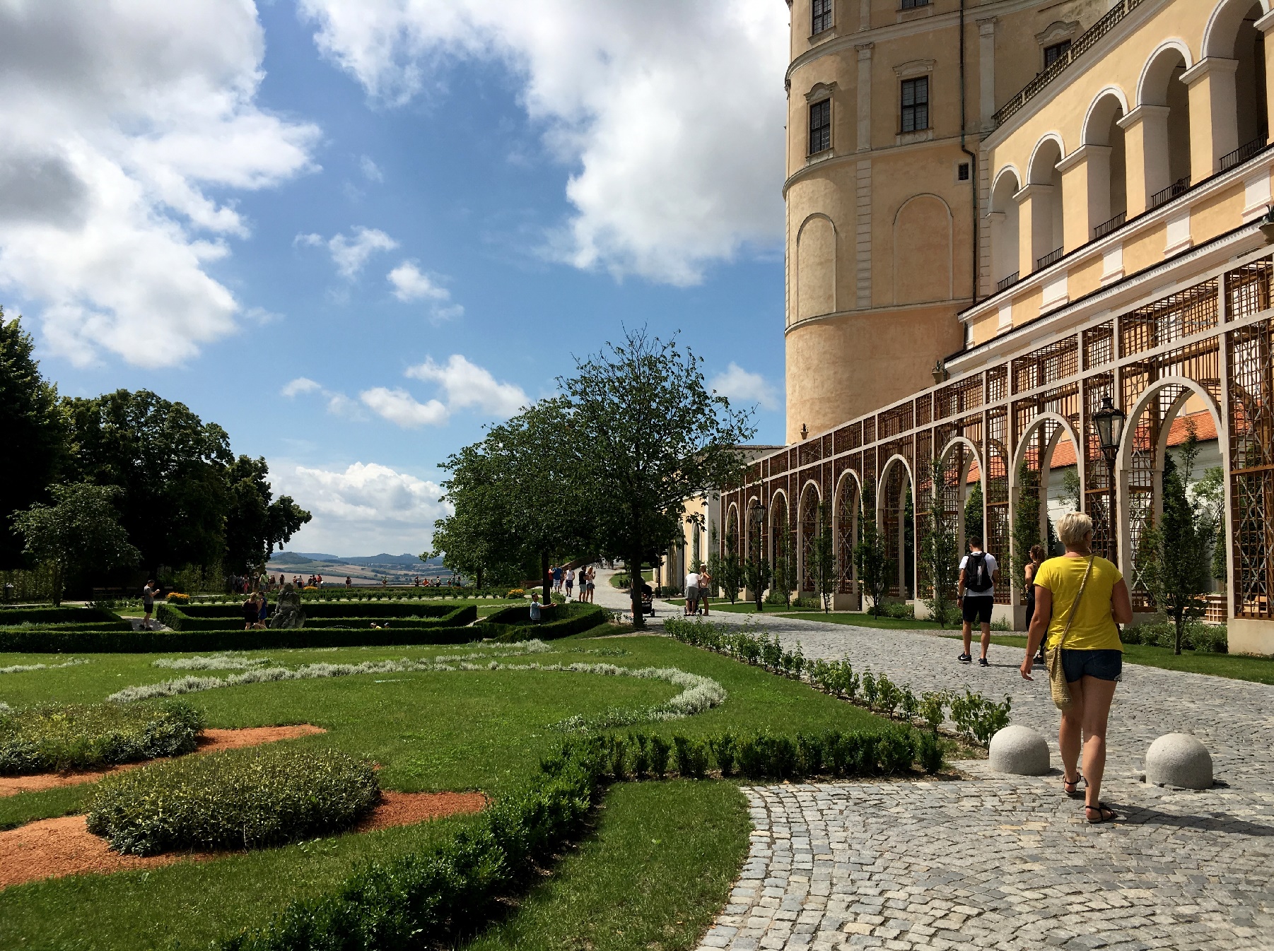 The gardens of the Mikulov Castle, wonderful place to just sit and contemplate about life.