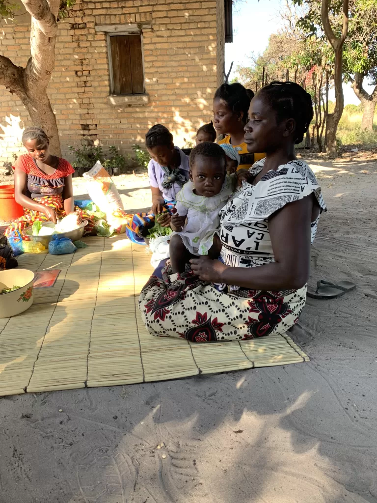 Na návštěvě ve vesničce Nakato na západě Zambie