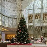 Vánoční stromeček v Turecku, nazdobený k příležitosti oslav nového roku
